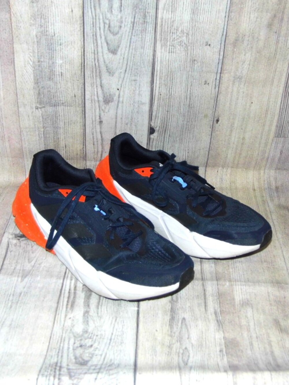 ADIDAS Adistar Shadow Navy Impact Orange Sneakers Mens 11.5